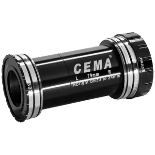Cema Bbright 46 Stainless Steel Shimano Lagerschalen - Black - 79 mm