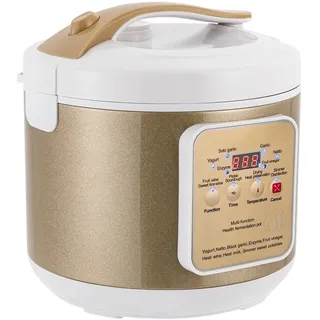 Schwarzer Knoblauch Fermenter,6l Automatische Intelligente Fermentationsbox,mit 3 Etagen Knoblauchgestell,mit Präziser Zeit- und Temperaturregelung,für Schwarzem Knoblauch,Joghurt,süßer Reiswei