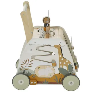 vertbaudet Lauflernwagen Activity-Lauflernwagen TANSANIA aus Holz FSC® grün