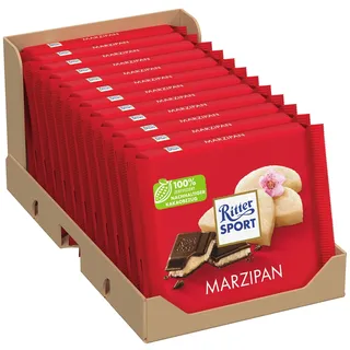 Ritter Sport Marzipan Schokolade 100 g, 12er Pack