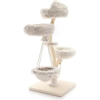 fudajo Designer Kratzbaum 130 cm braun