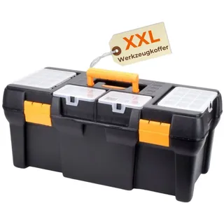 GarPet Werkzeugkoffer leer groß Kunststoff 58 x 28 x 25 cm