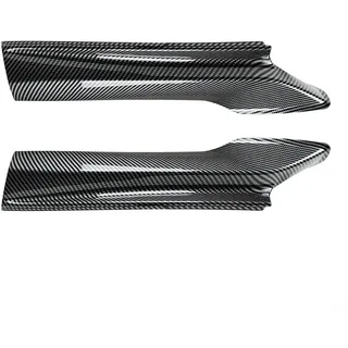 Stoßfänger Seitenspoiler Lippe Splitter Für BMW 5Er F10 F11 Mit M Sport Paket, ABS Kunststoff Carbon Optik Schwarz, Frontschürze Aufkleber Tuning Zubehör 2010-2017(Carbon Look)