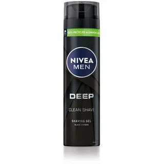 Nivea Men Deep Clean Shave Black Carbon Shaving Gel Volume 200 ml