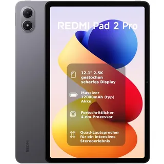 Xiaomi Redmi Pad 2 Pro 6 GB RAM 128 GB Graphite Gray
