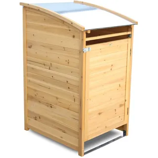 HABAU 240 Liter, Holz 81x92x124cm - Hellbraun
