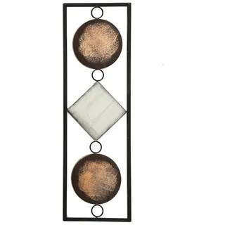 Boltze Wandobjekt Waka Raute Metall farbmix H.65 cm