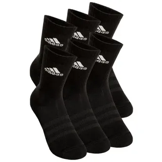 adidas Cushioned Sportswear Crew Socken 6er Pack Black / White 34-36