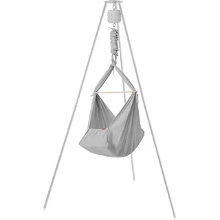 membantu Set Federwiege Basic Grey mit Ständer und Motor, Grau