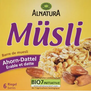 Alnatura Bio Müsliriegel Ahorn-Dattel