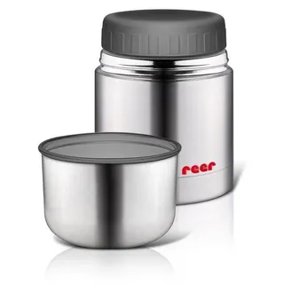 Reer Edelstahl-Warmhaltebox für Nahrung mit Becher 350 ml, 1 St. (1er Pack)