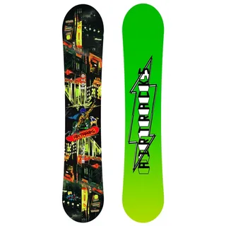 Airtracks Snowboard Board Fun City Hybrid Rocker »Mod. 25/26 (Hybrid Rocker Profile, Twintip, Carbon Strings, Wide Shape), Sintered Speed Base / 150 155 160 cm 155 cm