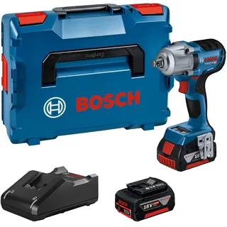 Bosch GDS 18V-450 HC Professional inkl. 2 x 5 Ah + Ladegerät + L-Boxx 06019K4003