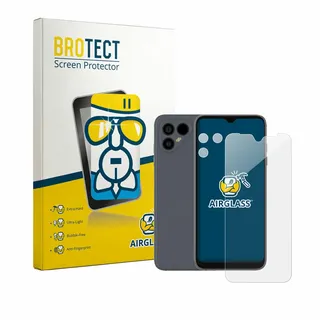 BROTECT Schutzglas für Fairphone 4 | (Display+Kamera) Transparenter Displayschutz Made in Germany Schutzfolie Panzer Folie Glas 9H Einfache Montage Clear