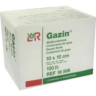 Lohmann & Rauscher GAZIN Kompresse 10x10cm 8fach OP 100 st