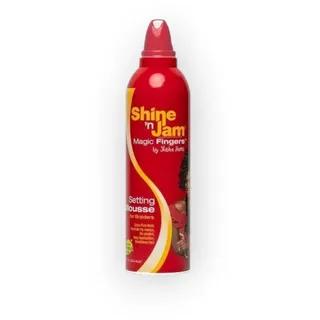 AmPro Shine 'N Jam Magic Fingers Mousse für Zöpfer, extra fester Halt, 354 ml