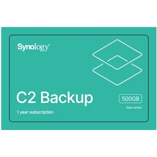 Synology C2 Backup ESD 500 GB 1 Jahr