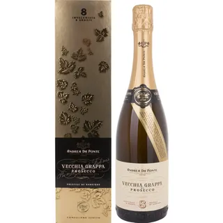 Andrea da Ponte Vecchia Grappa di Prosecco 8 Annate 42%, 700ml