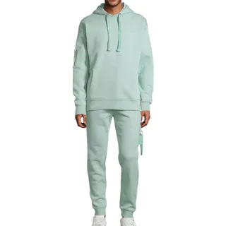 steffen klein Herren Jogginganzug Trainings-Anzug Homewear Lounge-Wear 900791 Mint-Grün - XL