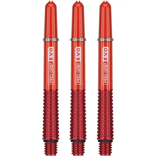 Target Darts Rot Pro Grip Evo Aluminium Dartschäfte Mittel