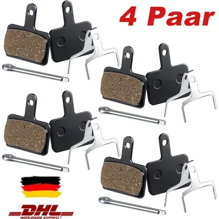 4 Paar Fahrrad Bremsbeläge Scheibenbremsbeläge Bremsbeläge für Passend für Shimano BB5, M355 ,M446 ,785