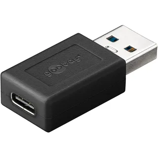 goobay USB 3.0 SuperSpeed Adapter auf USB-C, schwarz