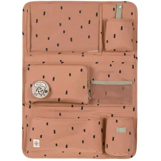 Lässig Autoorganizer Autorücksitzorganizer Rücksitztasche für Auto zum Hängen zusammenklappbar/Car Wrap-to-Go Happy Prints Karamell