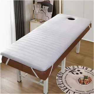 GDDUOYUE Wimpern Liege Matratze Faltbare Massageliegen-Matratze mit Memory-Schaum – Weiche, Atmungsaktive und rutschfeste Auflage für Kosmetik- und Spa-Liegen,Style 1,185×70cm