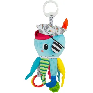 Lamaze Baby Spielzeug "Captain Calamari, die Piratenkrake" Clip & Go, Hochwertiges Kleinkindspielzeug, Stärkung der Eltern-Kind-Beziehung, Baby Spielzeug, 0-6 Monate
