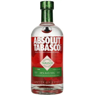 Absolut TABASCO Flavored Vodka 38 % vol 0,7 l