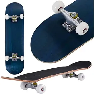 Komplettes Skateboard 79 * 20cm Skateboard mit ABEC-9 Kugellagern, 7 Lagen Double Kick Concave, MAX Belastung 150kg