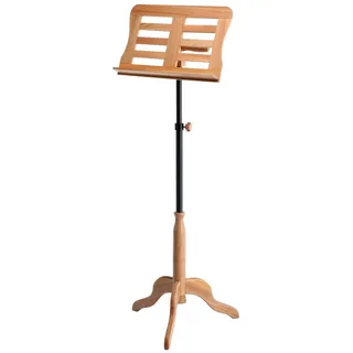Classic Cantabile Cantabile Holz Orchesterpult (Notenpult, Notenständer, Höhe 93 bis 134 cm einstellbar) natur
