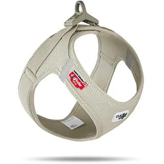Curli Clasp Hundegeschirr Beige L