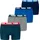 Boxershorts Blue Grey L 4er Pack