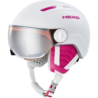 Head Unisex Jugend Maja Visor Skihelm, Weiß, XS-S EU