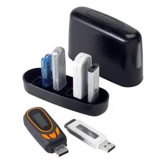 Exponent USB-Stick-Box schwarz,