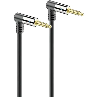 Sonero Audiokabel 3,5mm Klinke - 2x 90° 5,0m (S-AC520-050)