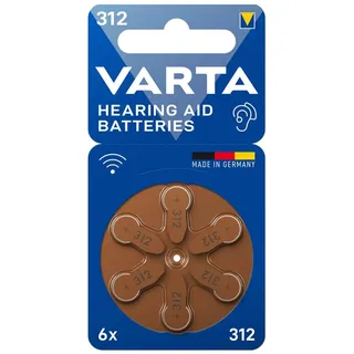 Varta Hörgerätebatterie 312 180 mAh 6 St.