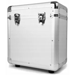 Power Dynamics RC80 12" Vinyl Plattenkoffer Silber,