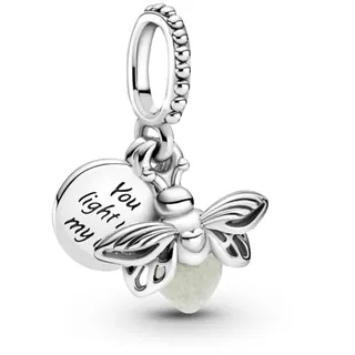 Pandora Charm Anhänger Silber "Glow in the Dark- Glühwürmchen" 799352C01