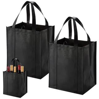 2 Stück Flaschenbeutel Stoff, Flaschenträger Flaschentasche Filz, Wiederverwendbarer Weinflaschenträger Flaschenbeutel Träger Mit Tragegriff Für Lagerung Tragen Von Wein Bier, Angeln, Camping, Reisen