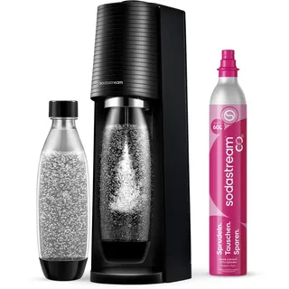Sodastream Terra black + PET-Flasche 1 l + Zylinder