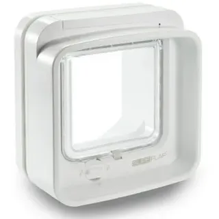 Sureflap DualScan Katzenklappe Mikrochip 1 Stück Weiß