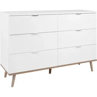 CaliCosy Finori Göteborg 2 Kommode 120 x 86,5 x 40 cm Weiß