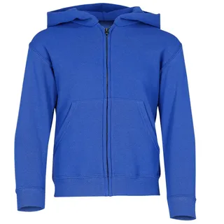 FRUIT OF THE LOOM Kapuzen Sweatjacke royal 128