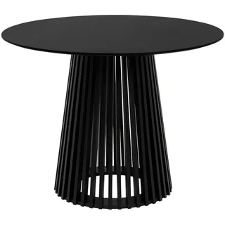 Die Möbelfundgrube Esstisch rund 100 x 75 cm schwarz