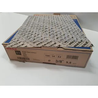RENZ 310950034 Drahtbinderücken Ring Wire 3:1 teilig VE100, weiß