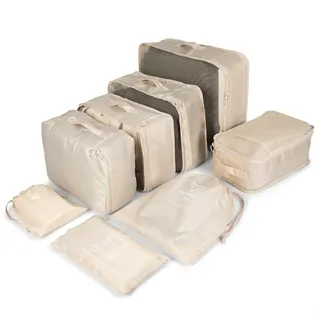 BillyBath 8-teiliges Koffer Organizer Set & Packwürfel