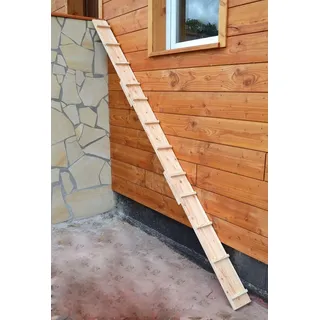 Ruhti - Katzentreppe Katzenleiter Katzenstufe für Balkon, Treppe etc.| 1 bis 7 m | Braun
