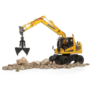Universal Hobbies 8162 - Komatsu PW148-11 Mobilbagger gelb 1:50